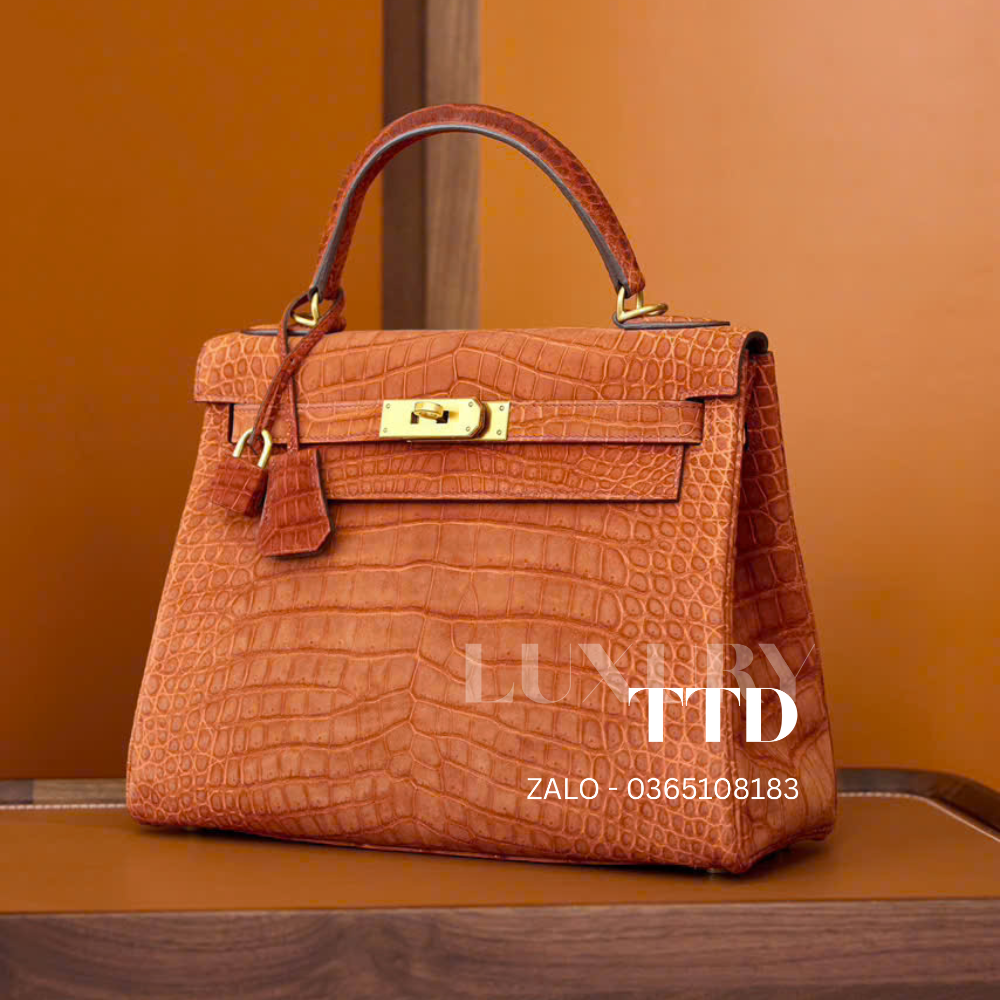 Kelly 28 Cowhide Brown - Ảnh 3