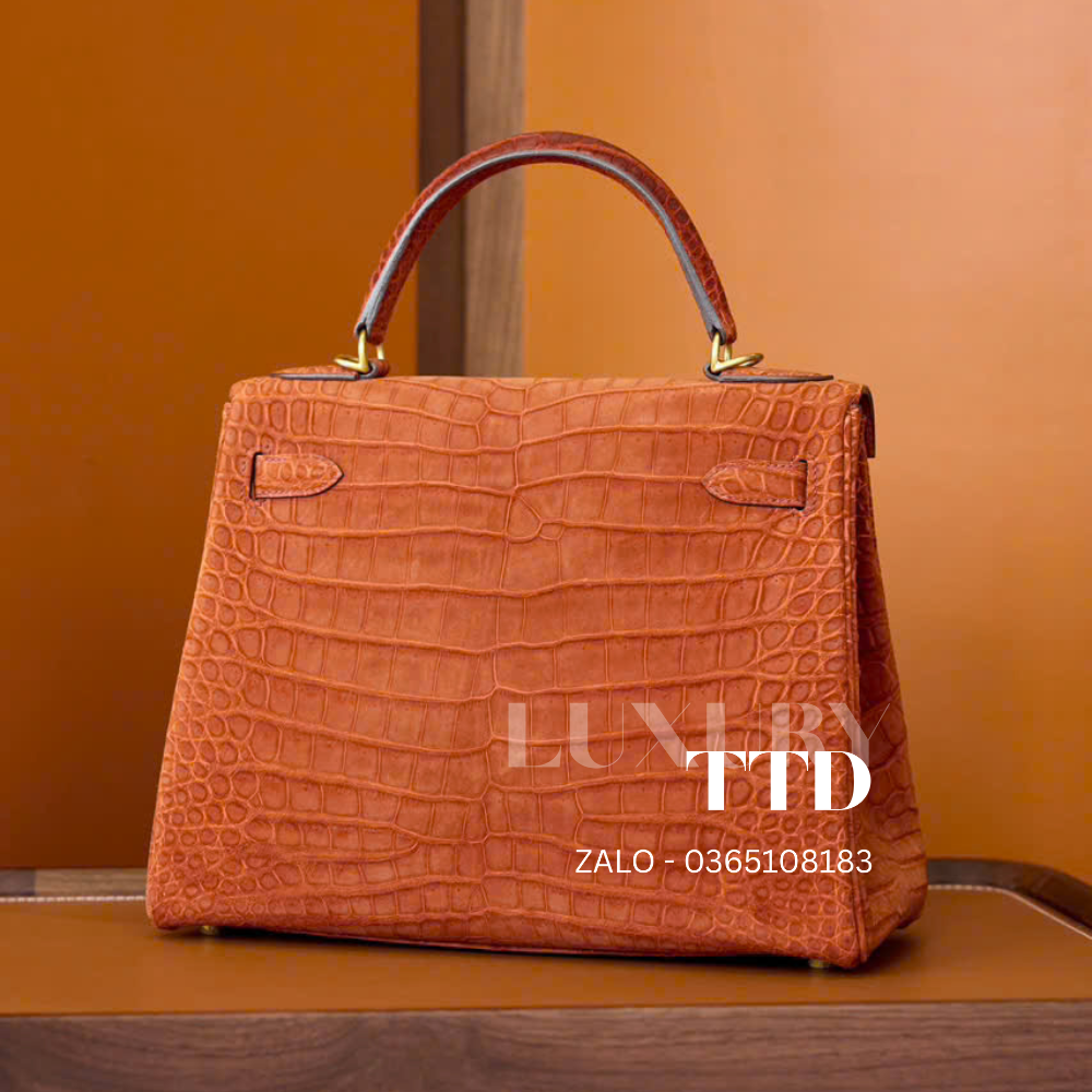 Kelly 28 Cowhide Brown - Ảnh 4