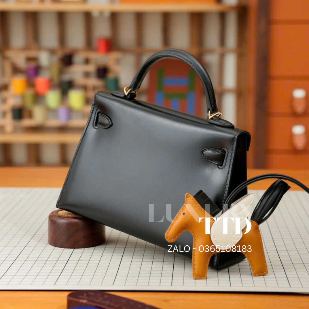 Kelly Mini Black Noir Haas - Ảnh 6